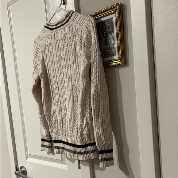 Vintage ✨Liz Claiborne Cream Cable Knit Sweater - Picture 5 of 6